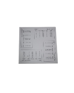 Multiplexkaarten, bestaande uit 1 set kaarten
