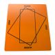Tafelblad oranje
