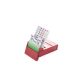 Bridge Partner rood, gesealde set van 4 stuks