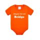 Rompertje Bridgefan maat 68 oranje