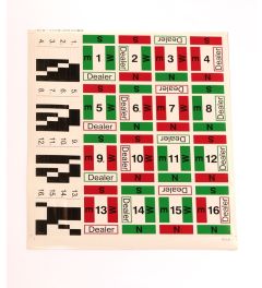 Stickervel t.b.v. boards voor dupliceermachines Engelstalig