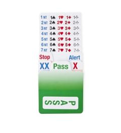 Doosje met vier vullingen voor biddingbox bridgepartner