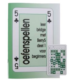 Oefenboekje met oefenspellen Leer Bridge met Berry5 deel 1