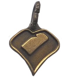 Hanger Kandidaat Bondsmeester 10.000 MP bronskleurig harten